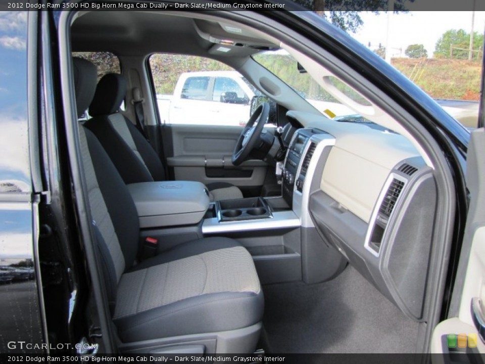 Dark Slate/Medium Graystone Interior Photo for the 2012 Dodge Ram 3500 HD Big Horn Mega Cab Dually #54408895