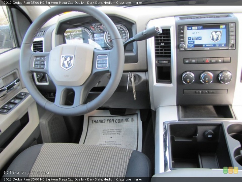 Dark Slate/Medium Graystone Interior Dashboard for the 2012 Dodge Ram 3500 HD Big Horn Mega Cab Dually #54408904