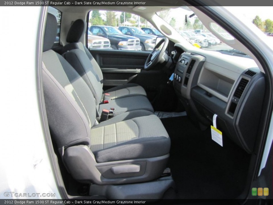 Dark Slate Gray/Medium Graystone Interior Photo for the 2012 Dodge Ram 1500 ST Regular Cab #54409002