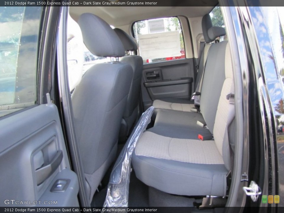 Dark Slate Gray/Medium Graystone Interior Photo for the 2012 Dodge Ram 1500 Express Quad Cab #54409111