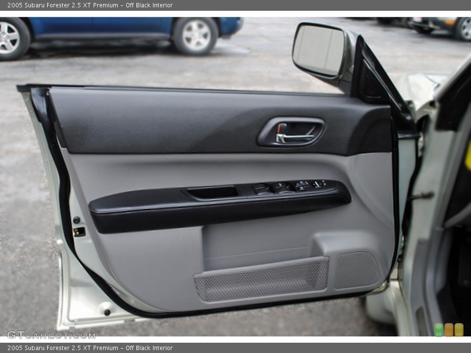 Off Black Interior Door Panel for the 2005 Subaru Forester 2.5 XT Premium #54411151