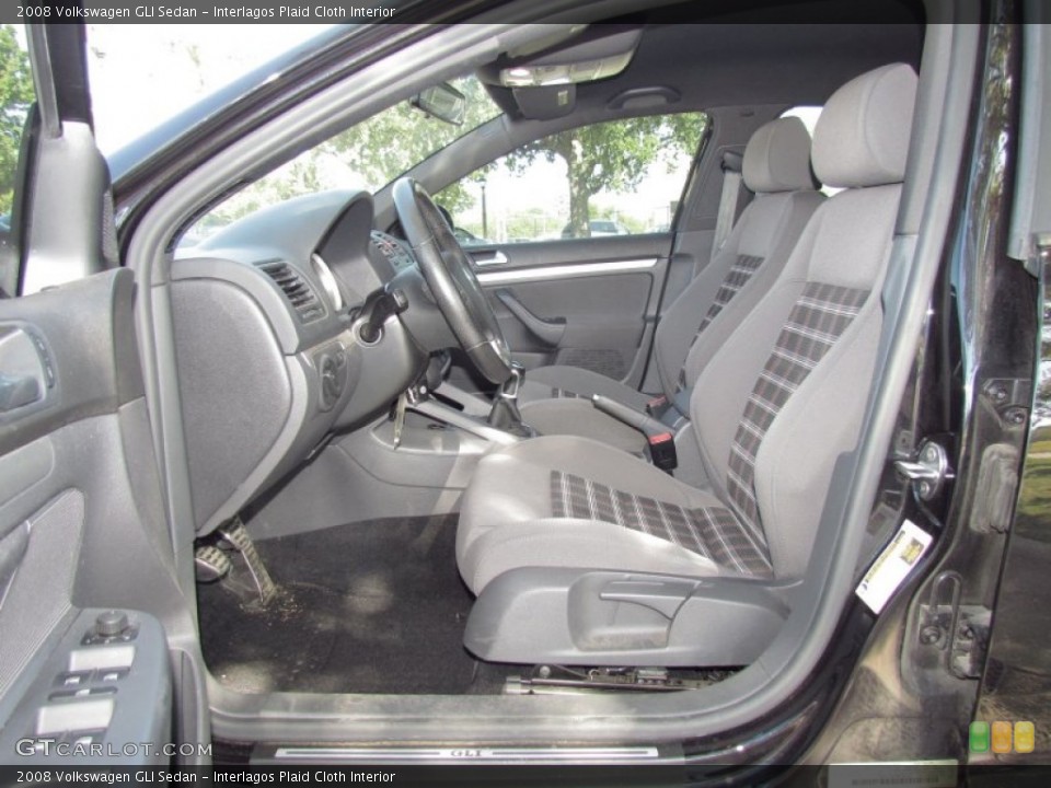 Interlagos Plaid Cloth Interior Photo for the 2008 Volkswagen GLI Sedan #54411253