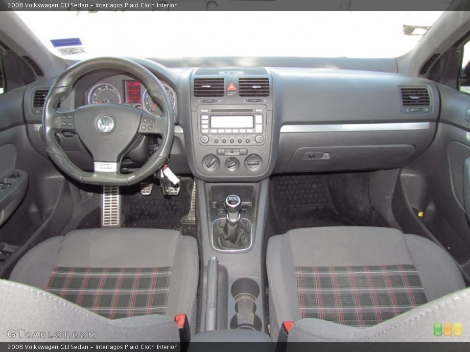 Interlagos Plaid Cloth Interior Dashboard for the 2008 Volkswagen GLI Sedan #54411298