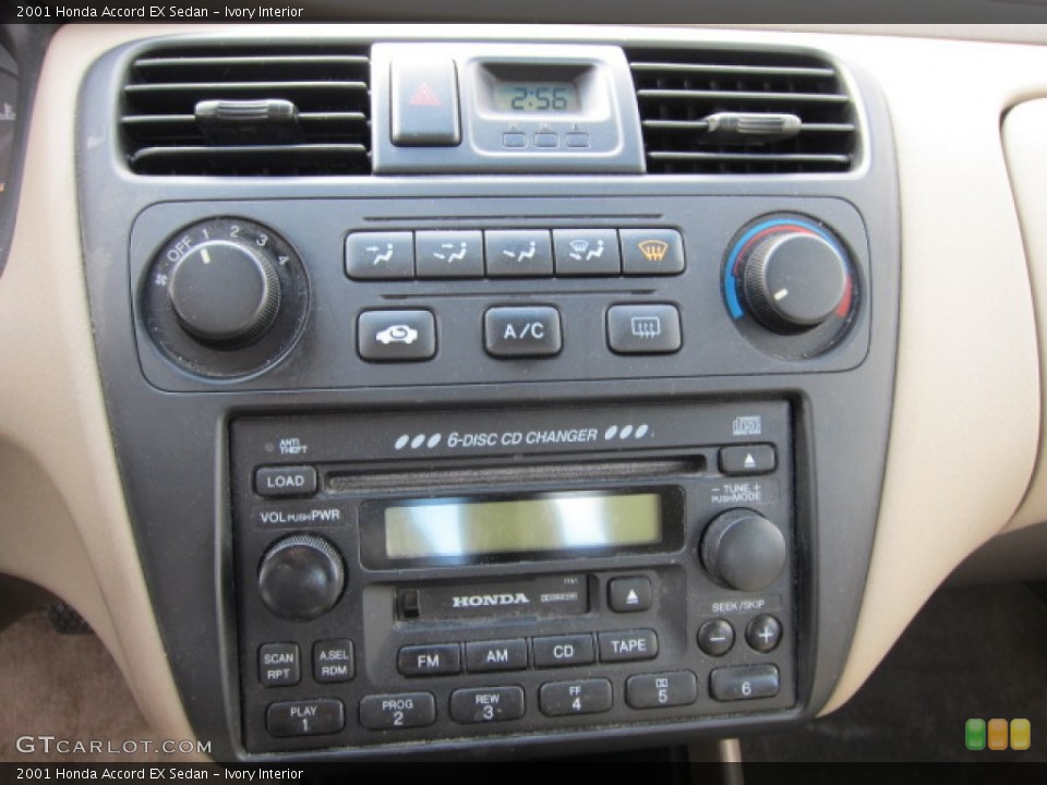 Ivory Interior Controls for the 2001 Honda Accord EX Sedan #54412039