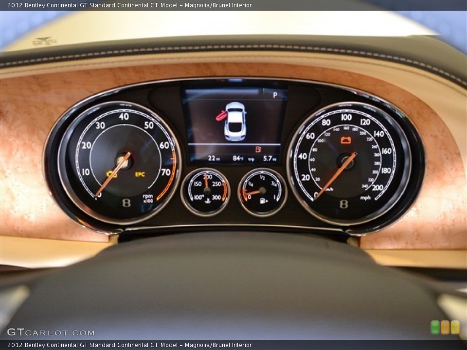 Magnolia/Brunel Interior Gauges for the 2012 Bentley Continental GT  #54412300