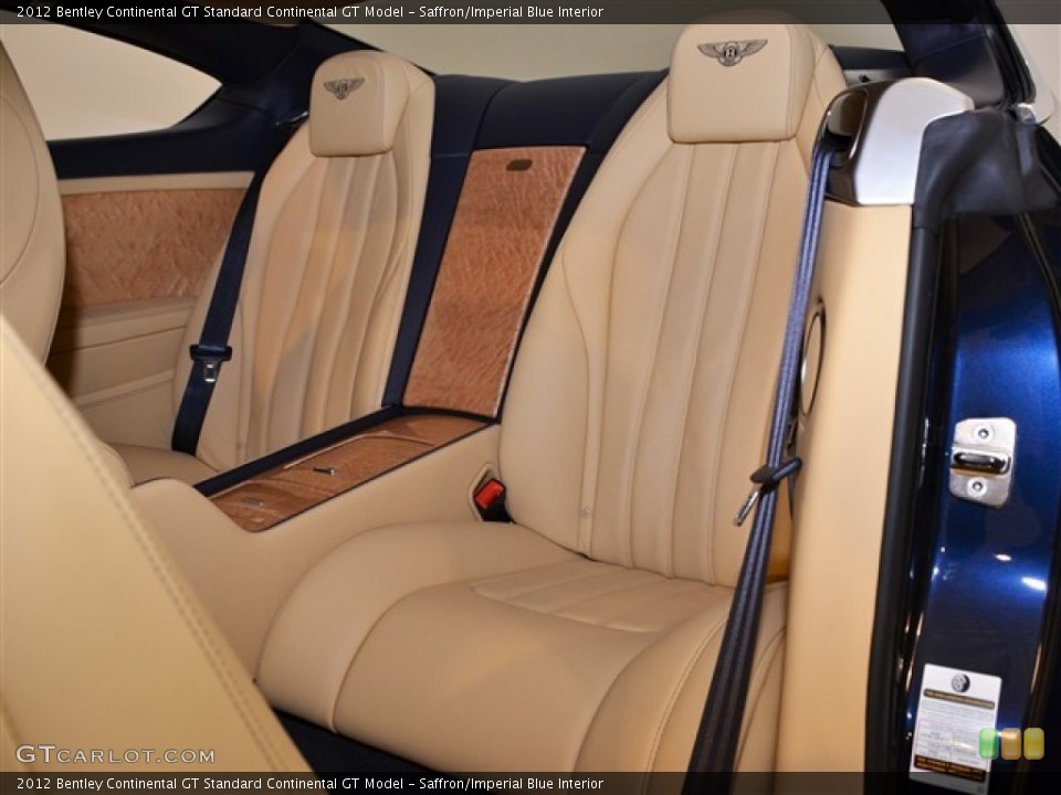 Saffron/Imperial Blue Interior Photo for the 2012 Bentley Continental GT  #54412498
