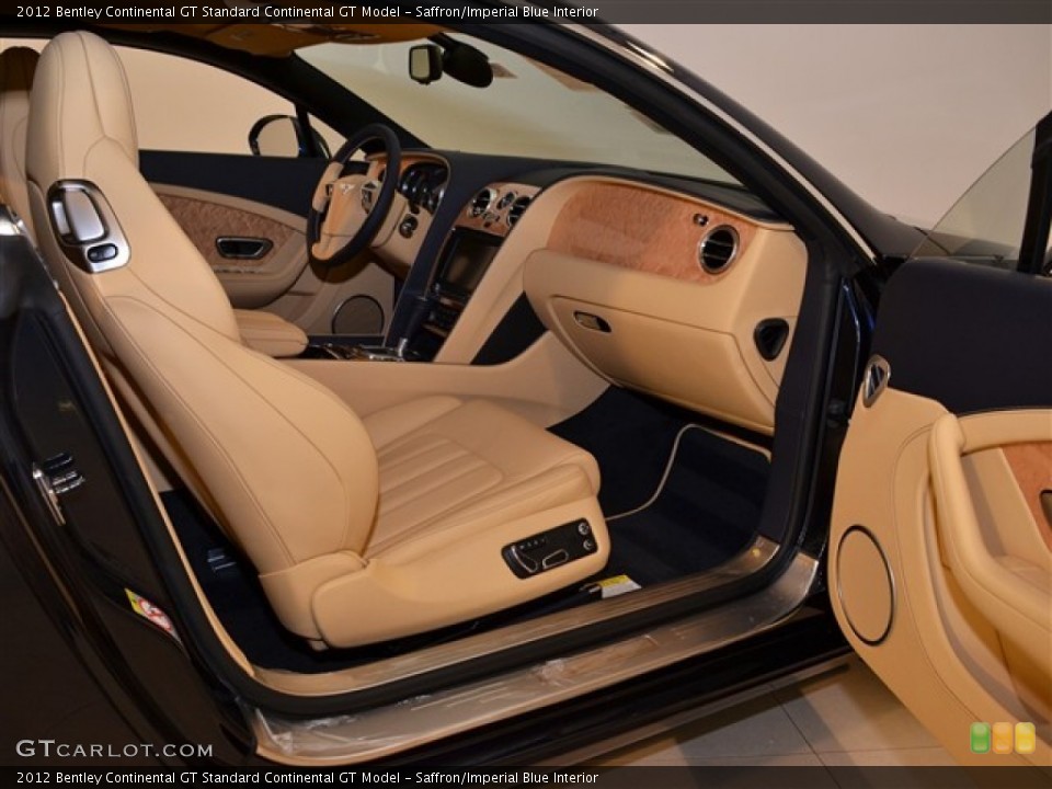 Saffron/Imperial Blue Interior Photo for the 2012 Bentley Continental GT  #54412507