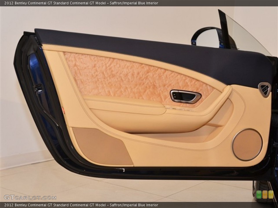 Saffron/Imperial Blue Interior Door Panel for the 2012 Bentley Continental GT  #54412525