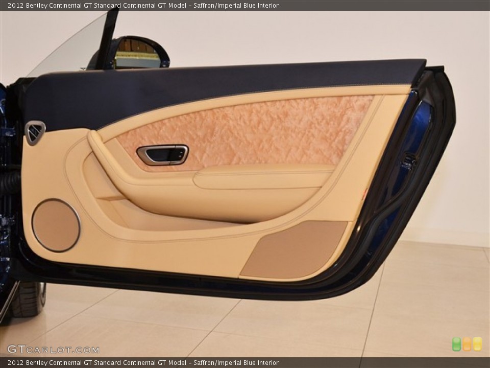 Saffron/Imperial Blue Interior Door Panel for the 2012 Bentley Continental GT  #54412534