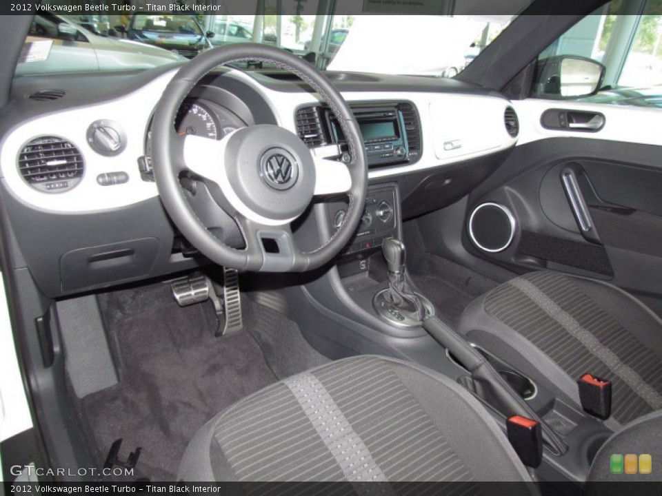 Titan Black Interior Dashboard for the 2012 Volkswagen Beetle Turbo #54413266