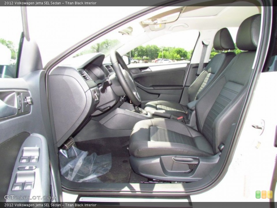 Titan Black Interior Photo for the 2012 Volkswagen Jetta SEL Sedan #54413392