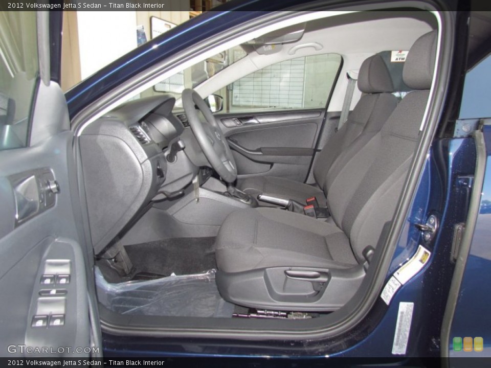 Titan Black Interior Photo for the 2012 Volkswagen Jetta S Sedan #54413647