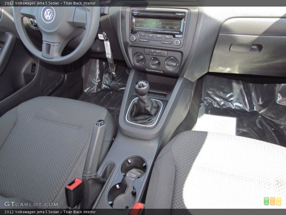 Titan Black Interior Photo for the 2012 Volkswagen Jetta S Sedan #54413752
