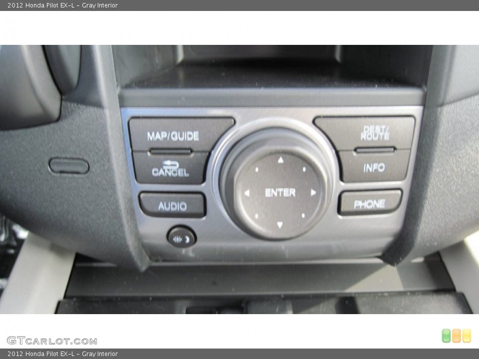 Gray Interior Controls for the 2012 Honda Pilot EX-L #54415588