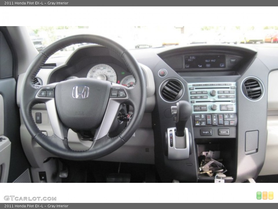 Gray Interior Dashboard for the 2011 Honda Pilot EX-L #54415855