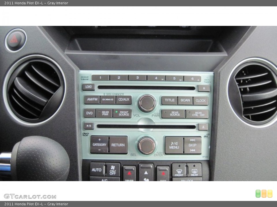 Gray Interior Controls for the 2011 Honda Pilot EX-L #54415909