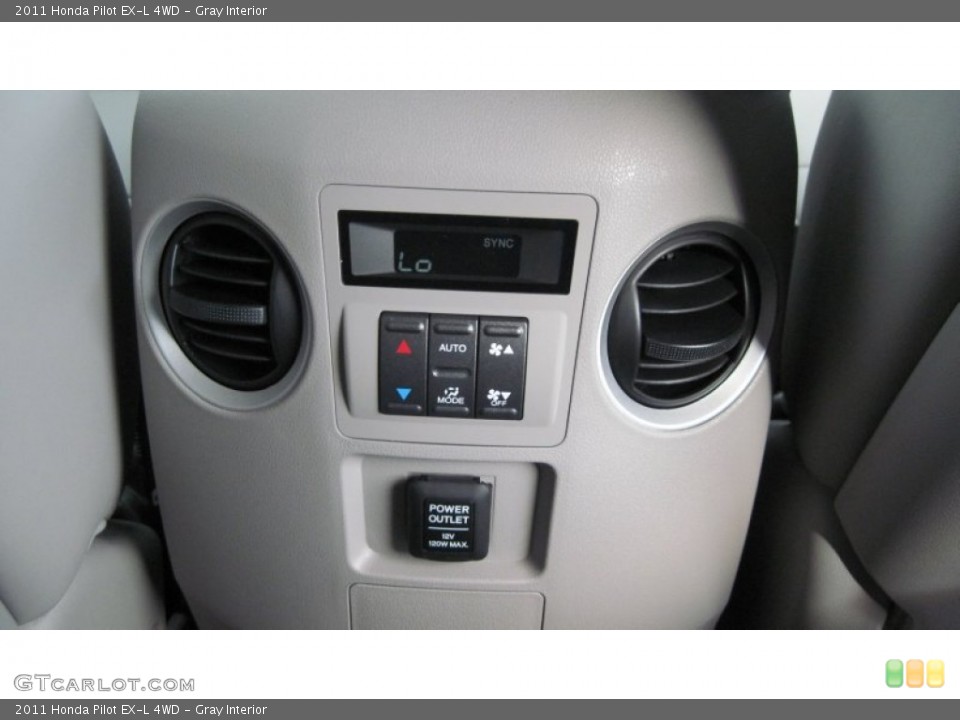 Gray Interior Controls for the 2011 Honda Pilot EX-L 4WD #54416194