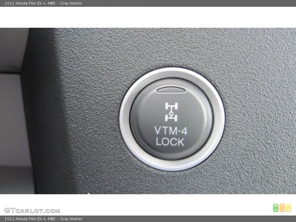 Gray Interior Controls for the 2011 Honda Pilot EX-L 4WD #54416239