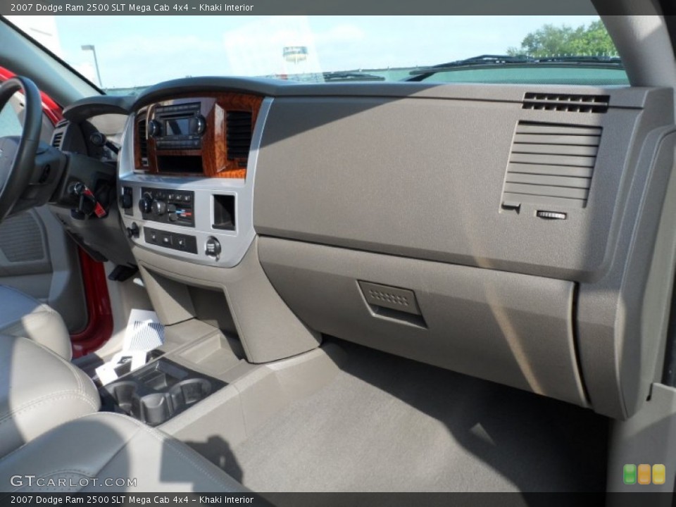 Khaki Interior Dashboard for the 2007 Dodge Ram 2500 SLT Mega Cab 4x4 #54420843