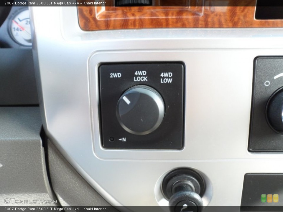 Khaki Interior Controls for the 2007 Dodge Ram 2500 SLT Mega Cab 4x4 #54420975