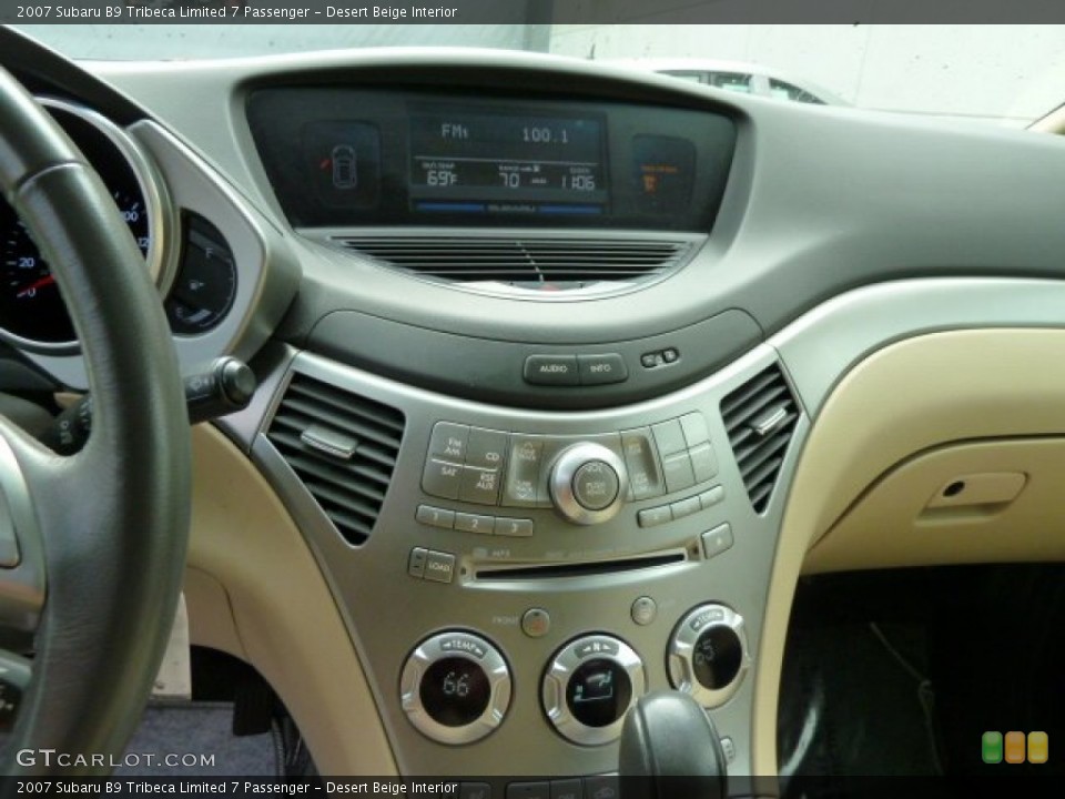 Desert Beige Interior Controls for the 2007 Subaru B9 Tribeca Limited 7 Passenger #54421308