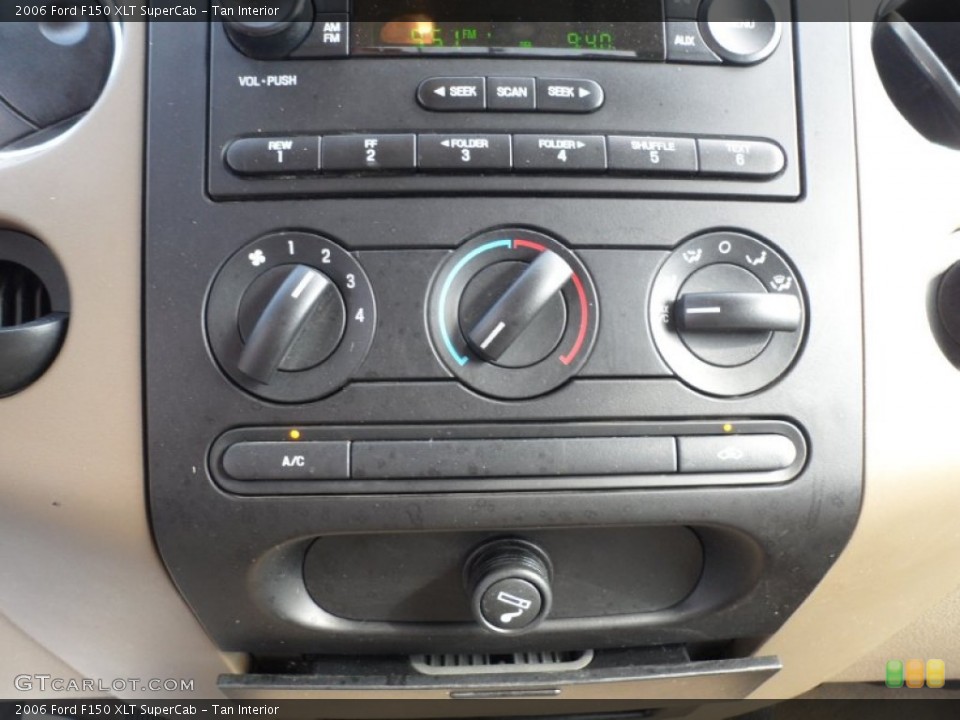Tan Interior Controls for the 2006 Ford F150 XLT SuperCab #54421365