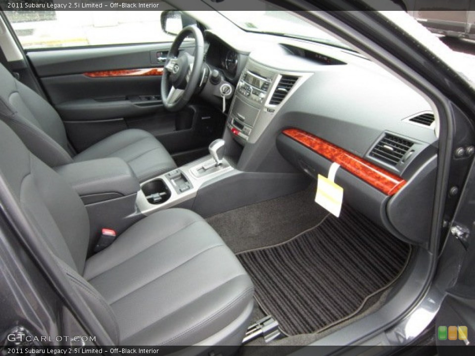 Off-Black Interior Photo for the 2011 Subaru Legacy 2.5i Limited #54421386