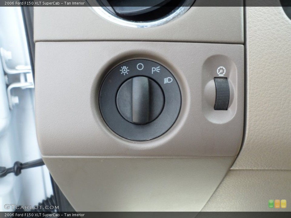 Tan Interior Controls for the 2006 Ford F150 XLT SuperCab #54421401