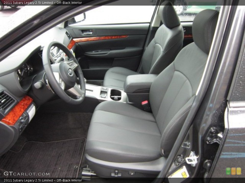 Off-Black Interior Photo for the 2011 Subaru Legacy 2.5i Limited #54421431