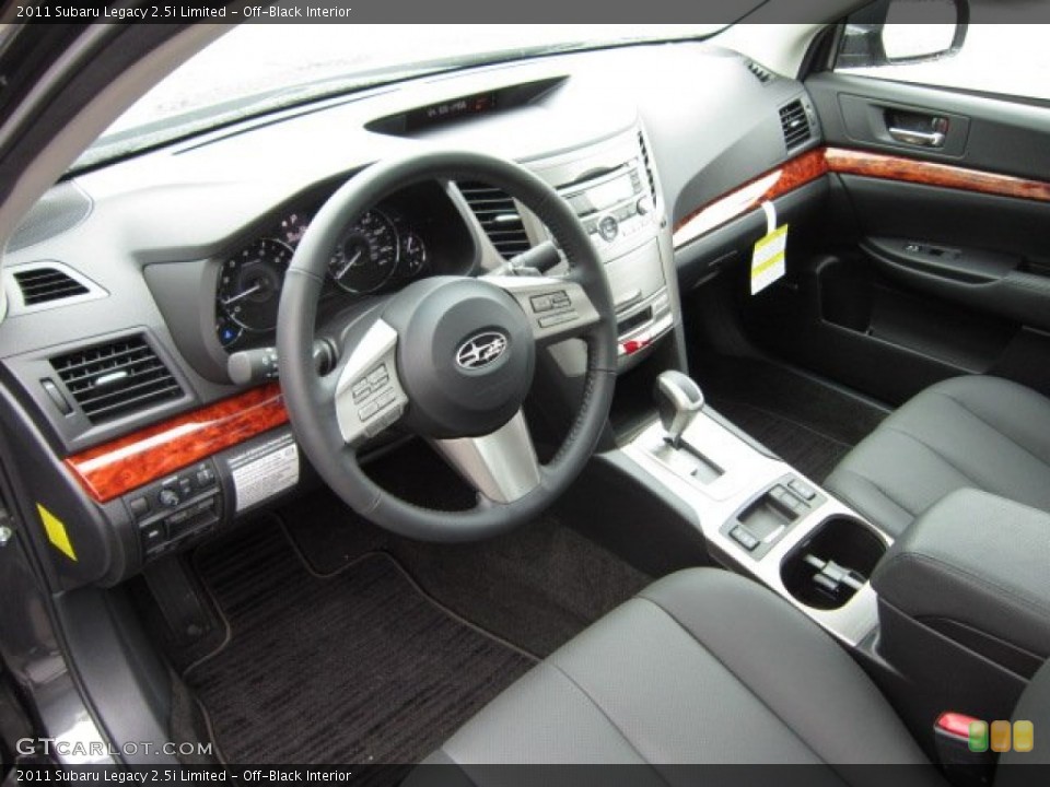 Off-Black Interior Prime Interior for the 2011 Subaru Legacy 2.5i Limited #54421440