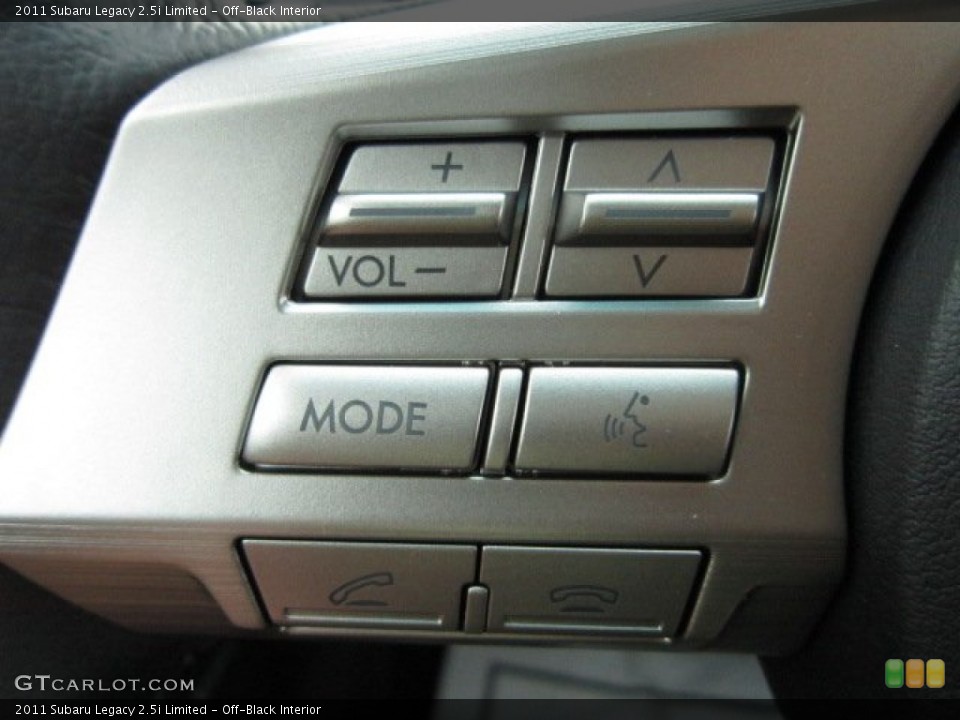 Off-Black Interior Controls for the 2011 Subaru Legacy 2.5i Limited #54421459