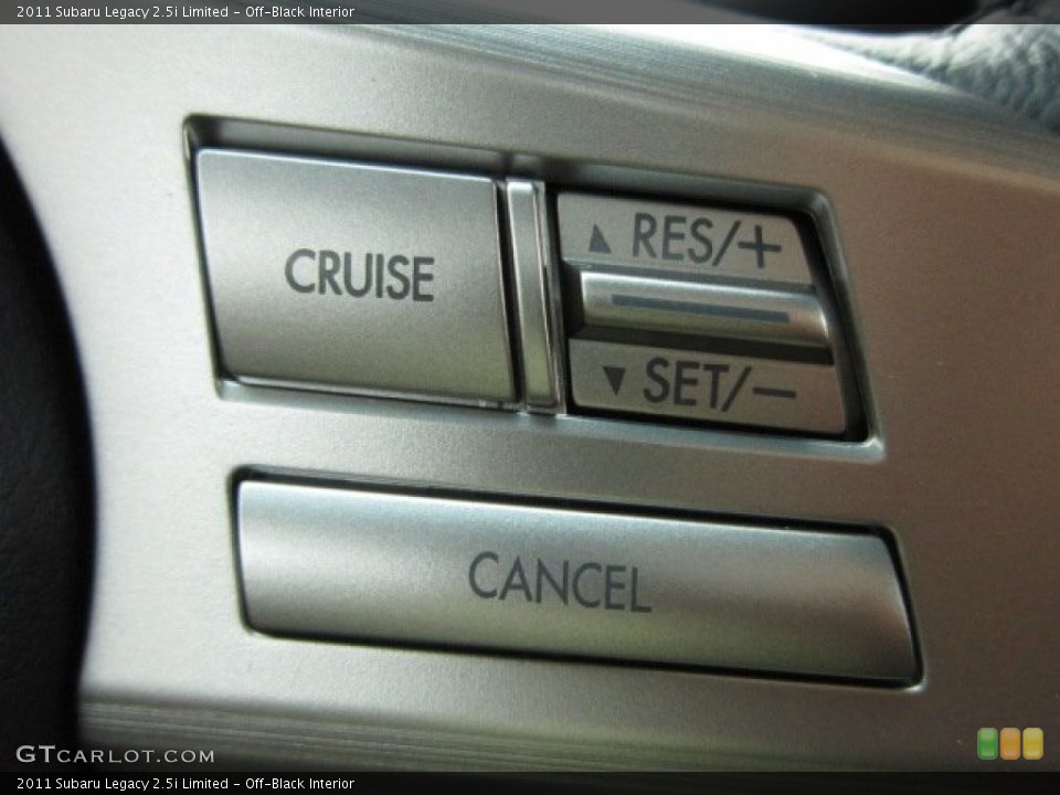 Off-Black Interior Controls for the 2011 Subaru Legacy 2.5i Limited #54421467