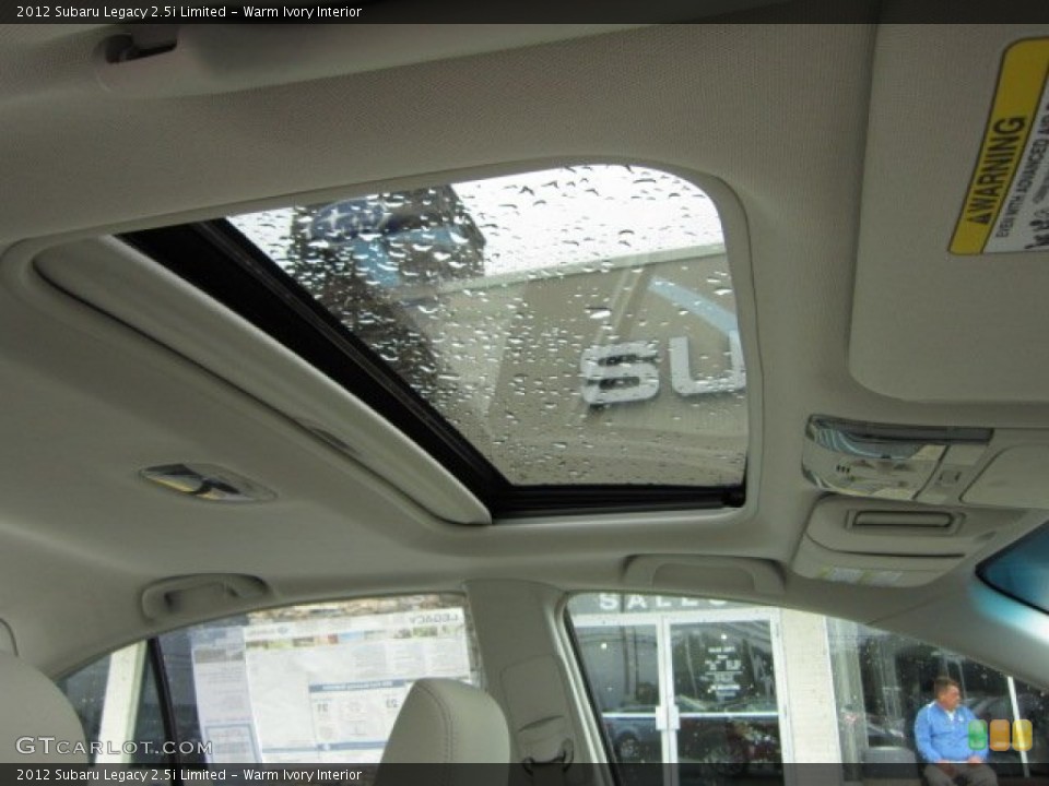 Warm Ivory Interior Sunroof for the 2012 Subaru Legacy 2.5i Limited #54422127