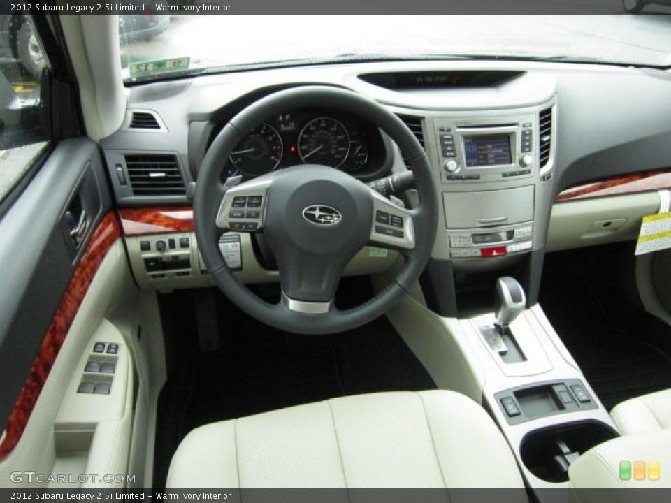 Warm Ivory Interior Dashboard for the 2012 Subaru Legacy 2.5i Limited #54422159