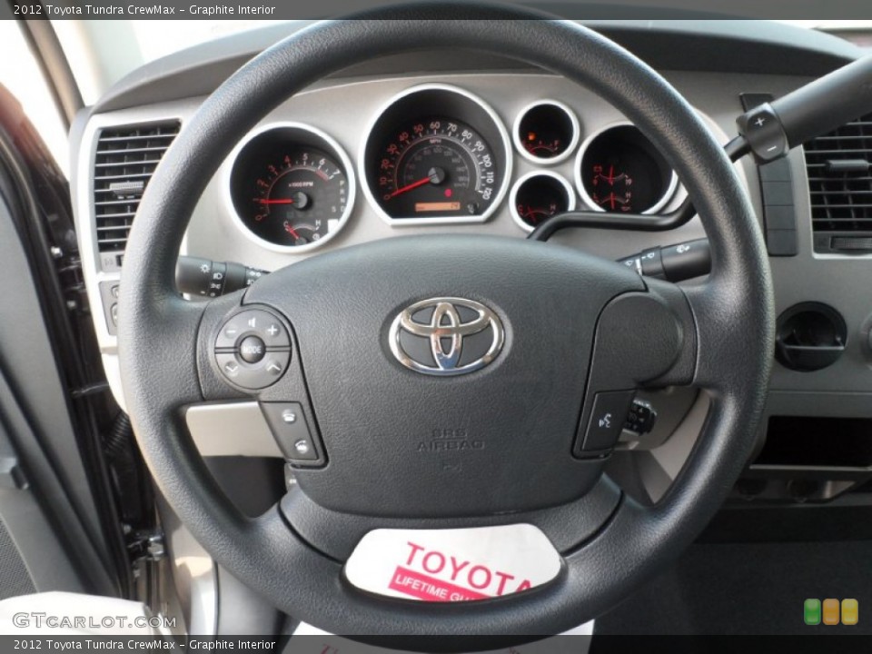 Graphite Interior Steering Wheel for the 2012 Toyota Tundra CrewMax #54422334