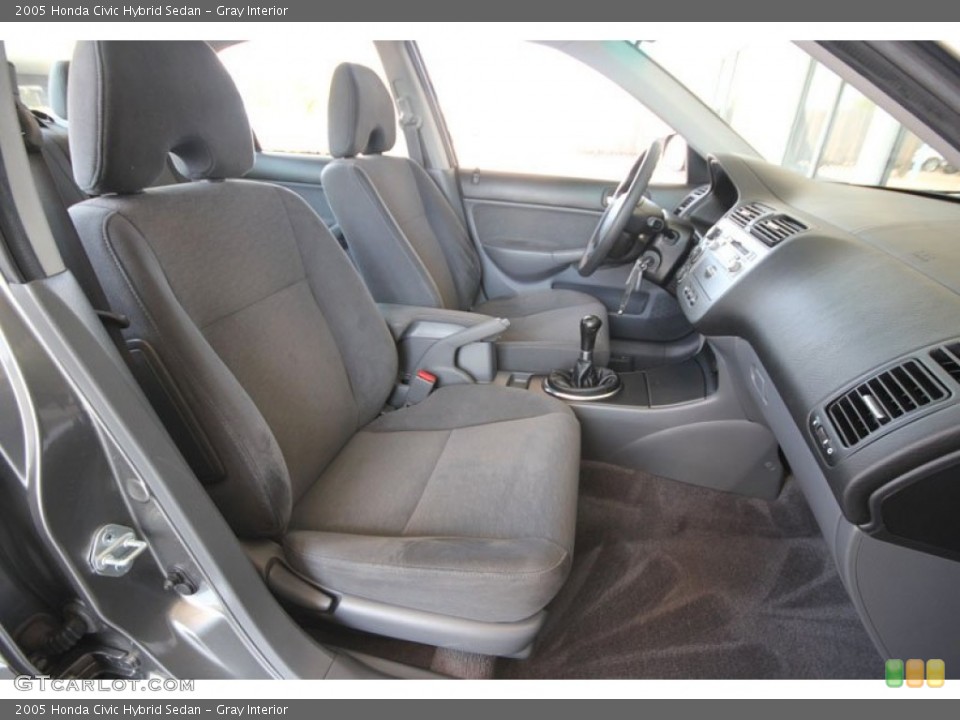 Gray Interior Photo for the 2005 Honda Civic Hybrid Sedan #54422820