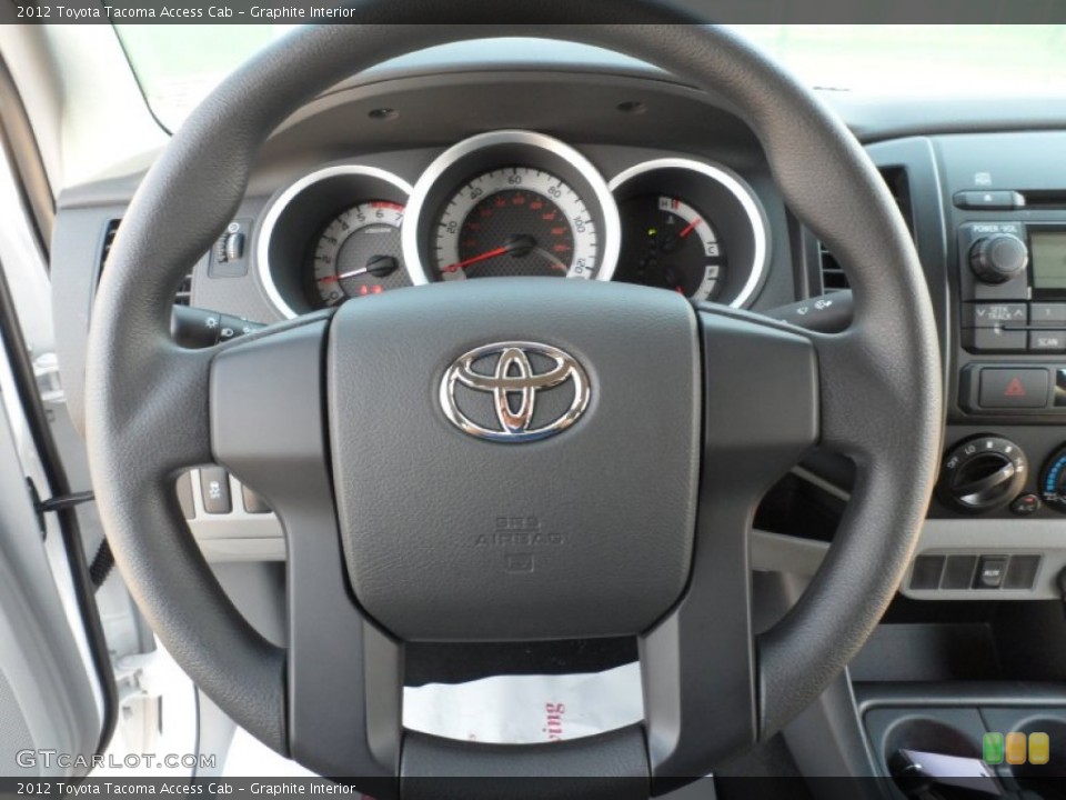 Graphite Interior Steering Wheel for the 2012 Toyota Tacoma Access Cab #54423039