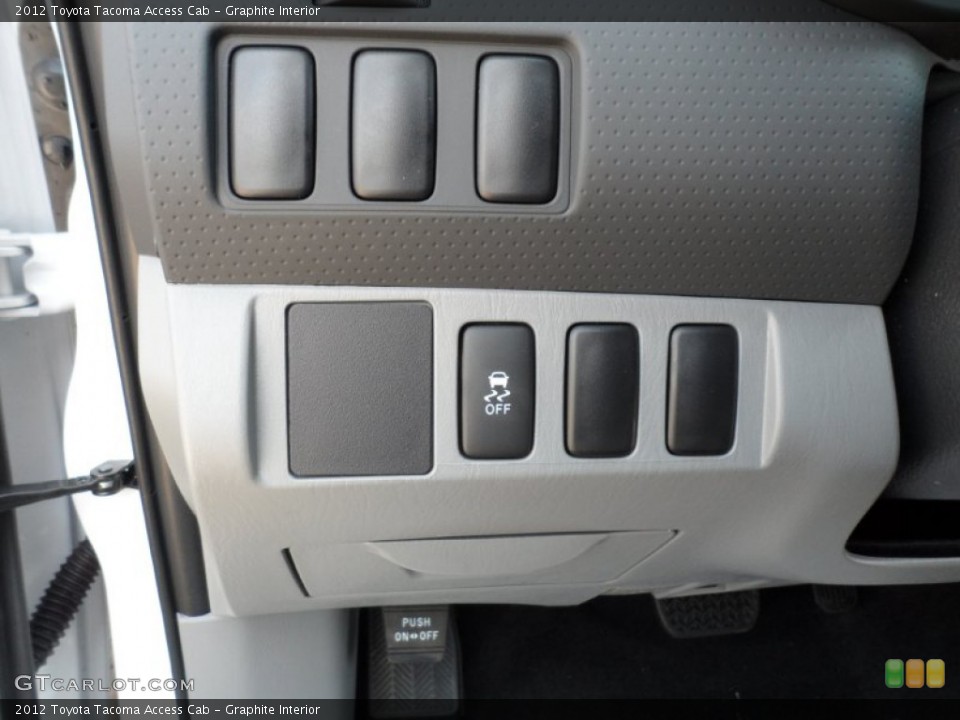 Graphite Interior Controls for the 2012 Toyota Tacoma Access Cab #54423057