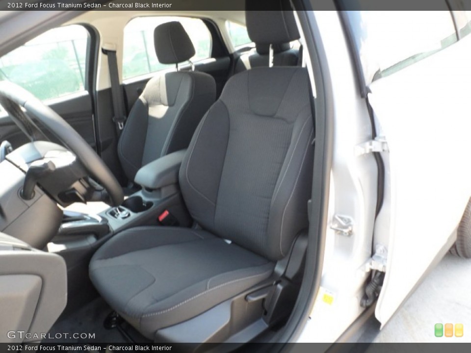 Charcoal Black Interior Photo for the 2012 Ford Focus Titanium Sedan #54423264