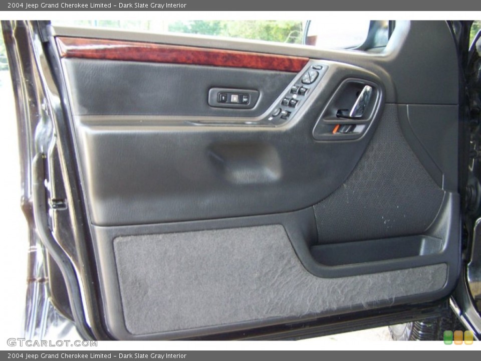 Dark Slate Gray Interior Door Panel for the 2004 Jeep Grand Cherokee Limited #54423414