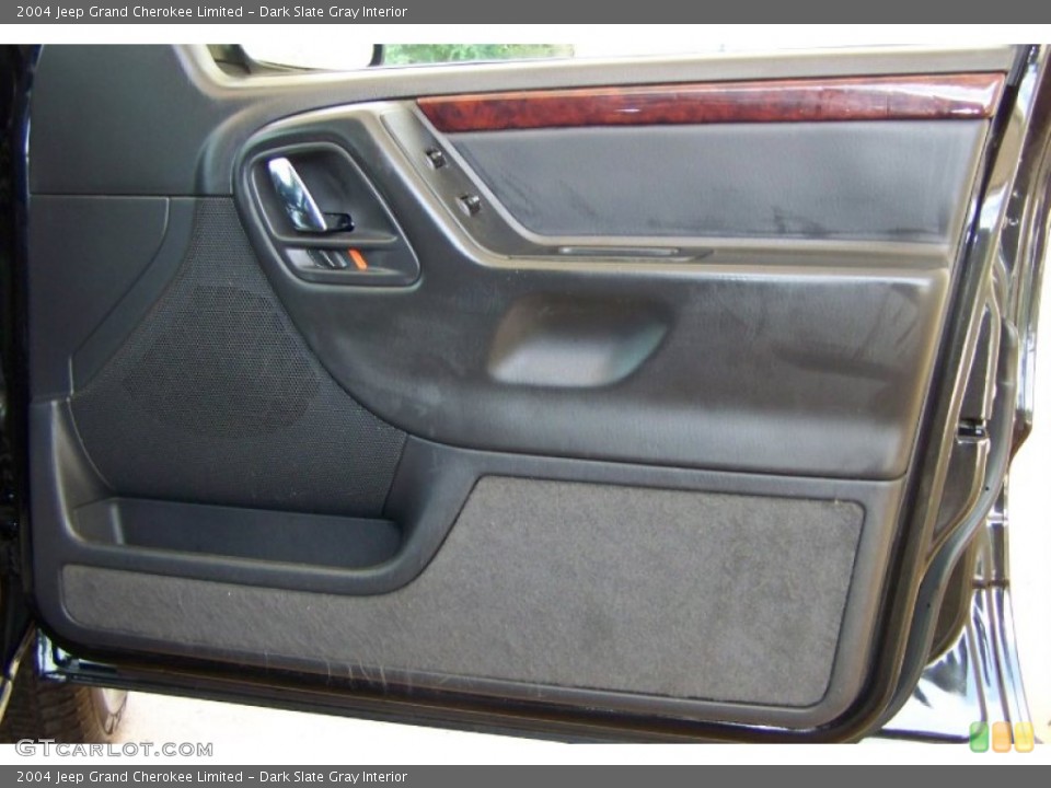 Dark Slate Gray Interior Door Panel for the 2004 Jeep Grand Cherokee Limited #54423423