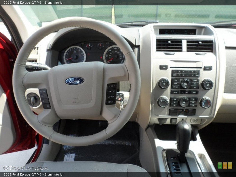 Stone Interior Dashboard for the 2012 Ford Escape XLT V6 #54423966