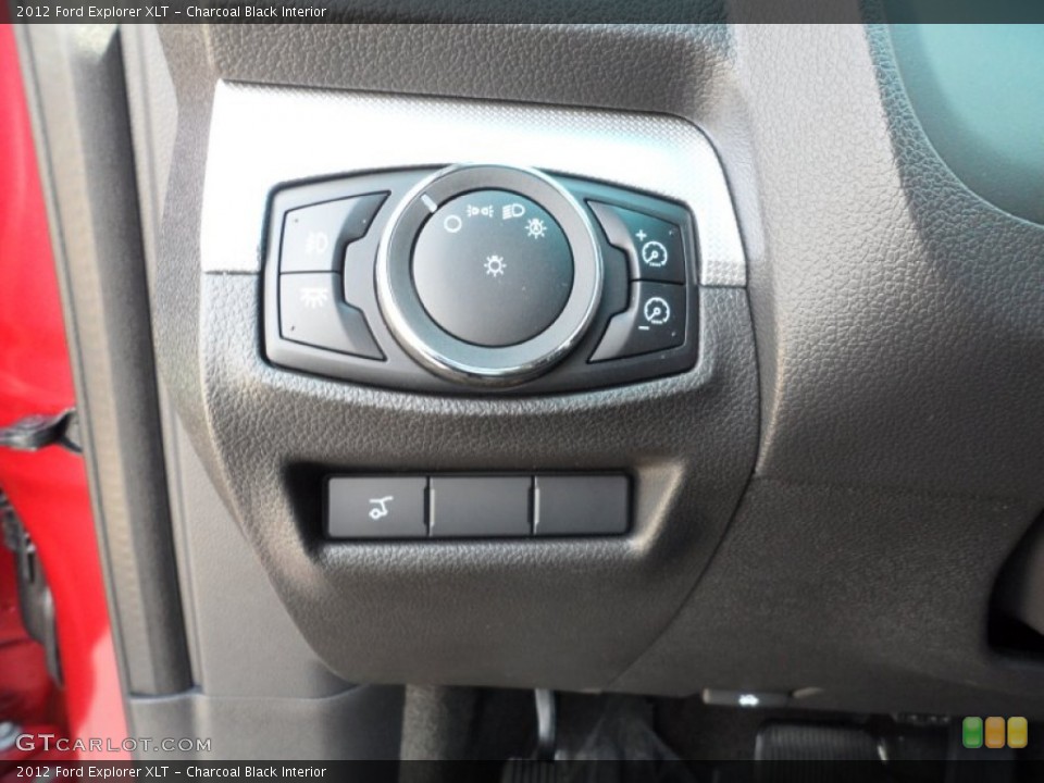 Charcoal Black Interior Controls for the 2012 Ford Explorer XLT #54424386