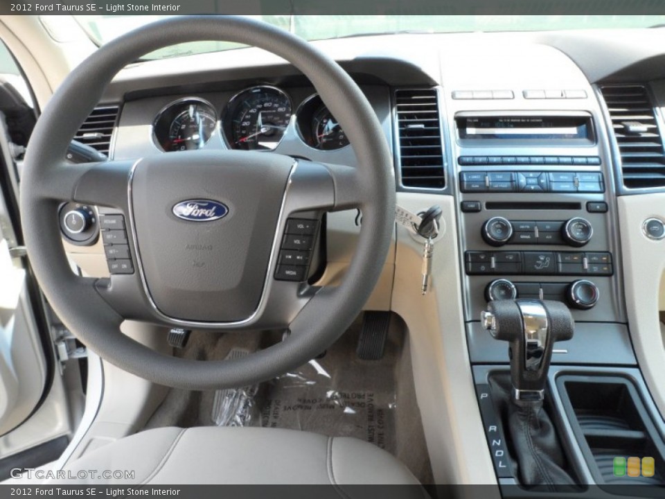 Light Stone Interior Dashboard for the 2012 Ford Taurus SE #54424987