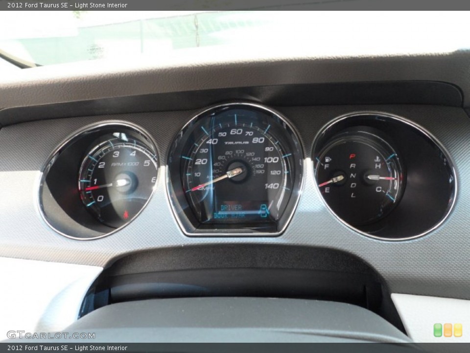 Light Stone Interior Gauges for the 2012 Ford Taurus SE #54425043