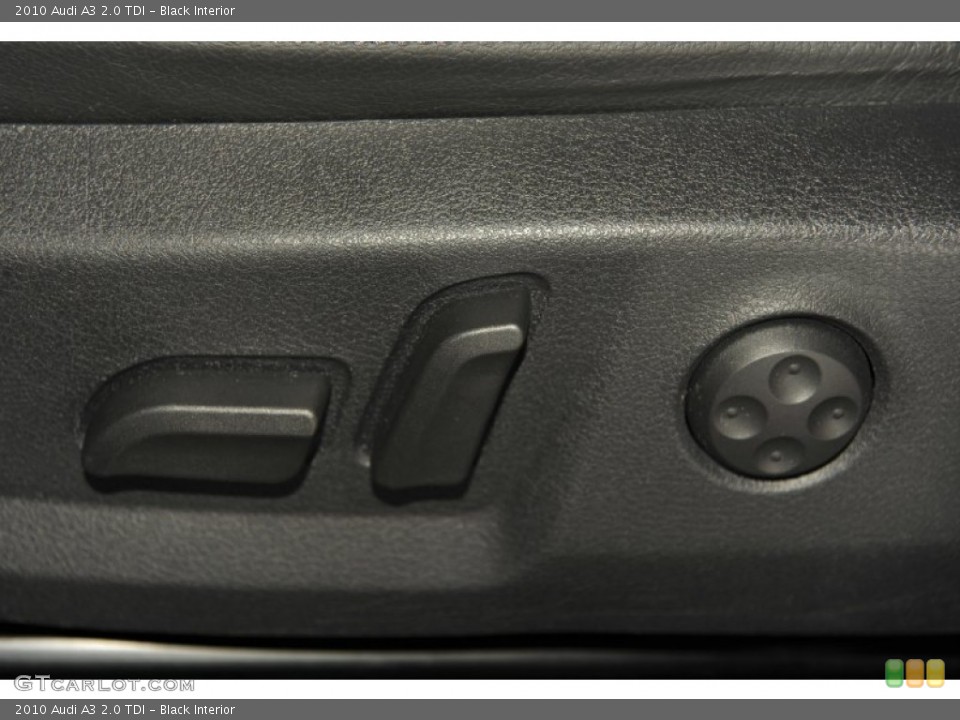 Black Interior Controls for the 2010 Audi A3 2.0 TDI #54425277