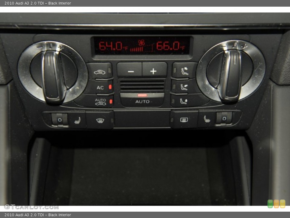 Black Interior Controls for the 2010 Audi A3 2.0 TDI #54425333