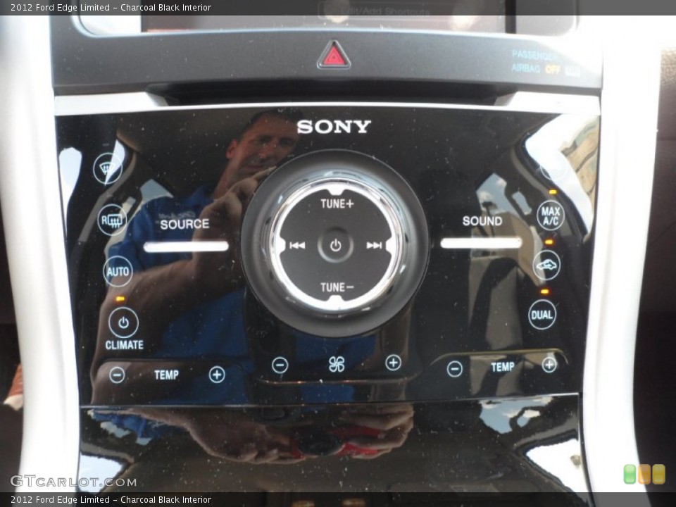 Charcoal Black Interior Controls for the 2012 Ford Edge Limited #54425346