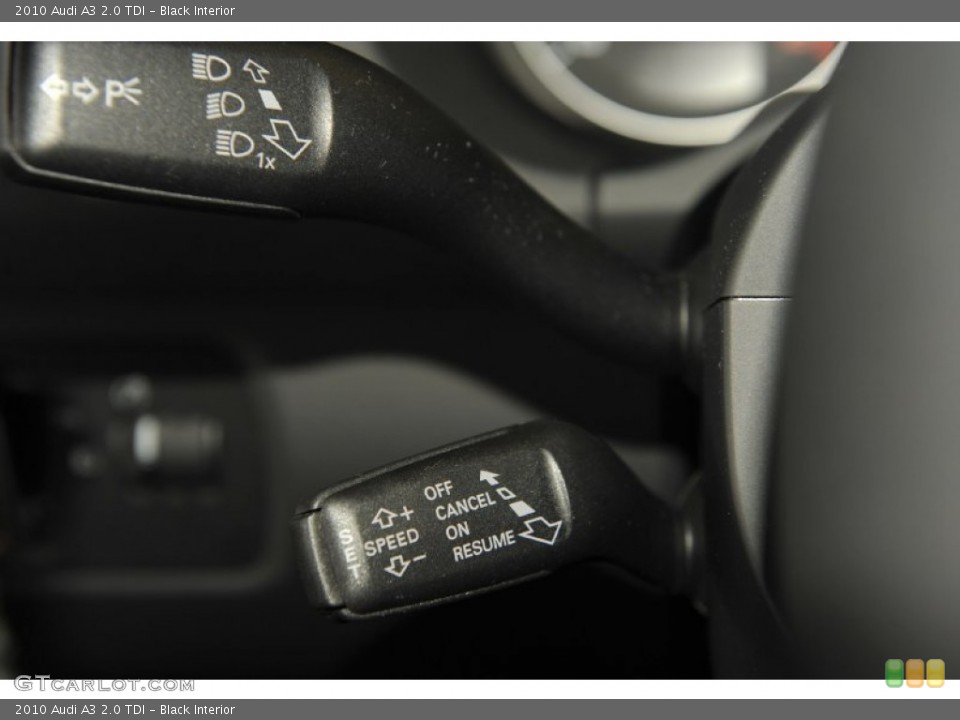 Black Interior Controls for the 2010 Audi A3 2.0 TDI #54425385