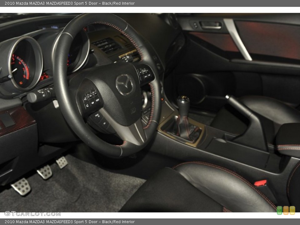 Black/Red Interior Photo for the 2010 Mazda MAZDA3 MAZDASPEED3 Sport 5 Door #54425658